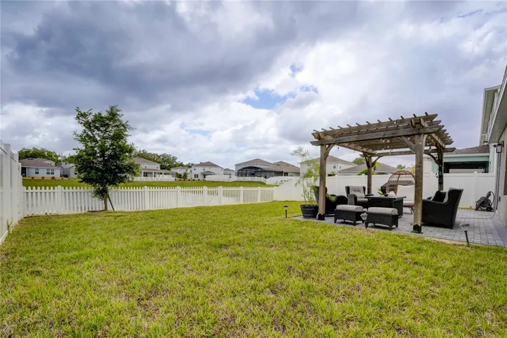Backyard- Fenced & Water Views