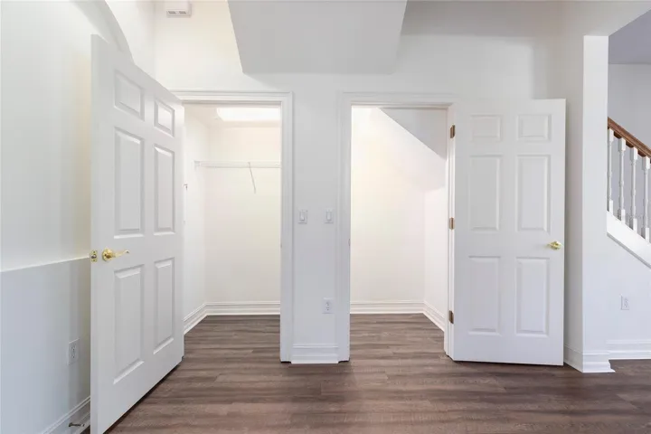 Additional storage closets located downstairs.