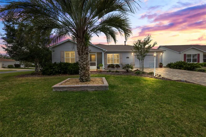 Twilight Front Elevation