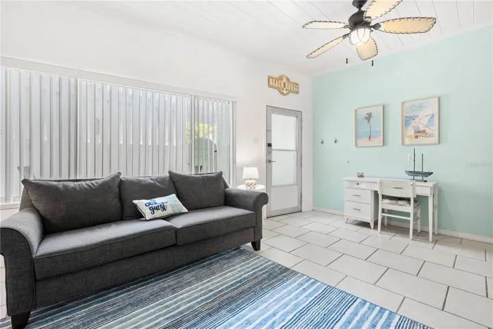 Light, open and bright makes this space feel big and open.