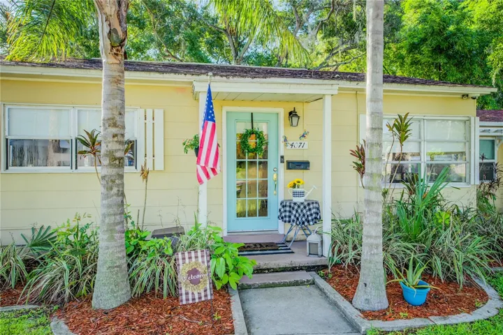 Your guests will feel right at home as they approach the front door
