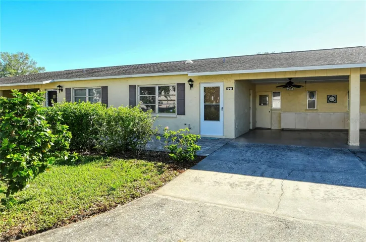 Carport and Front Entry