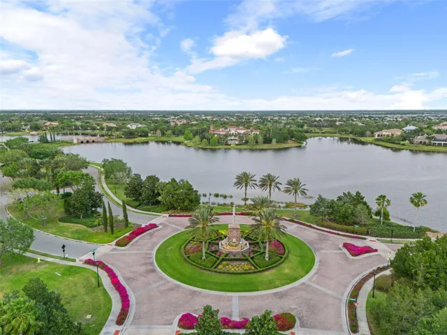 Details of the community landscaping and