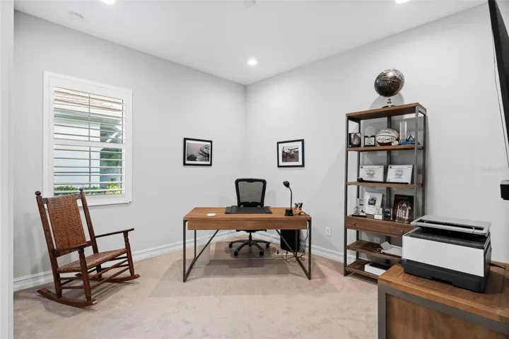 Bedroom 3 set-up as an office