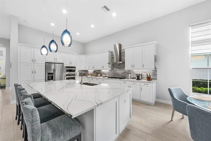 Custom quartz countertop