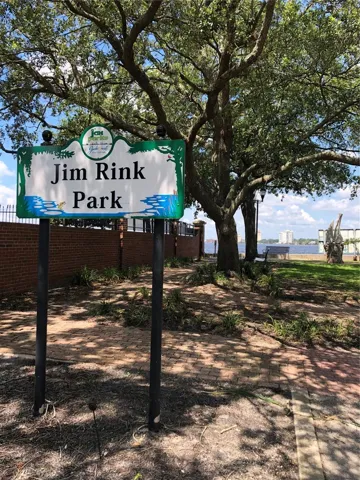 Less than a block from the river.
