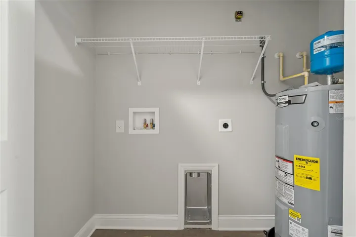 Laundry closet