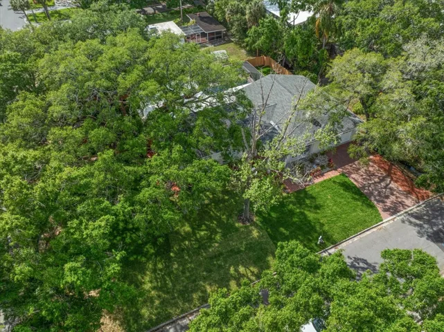 Aerial view of the front of the home!