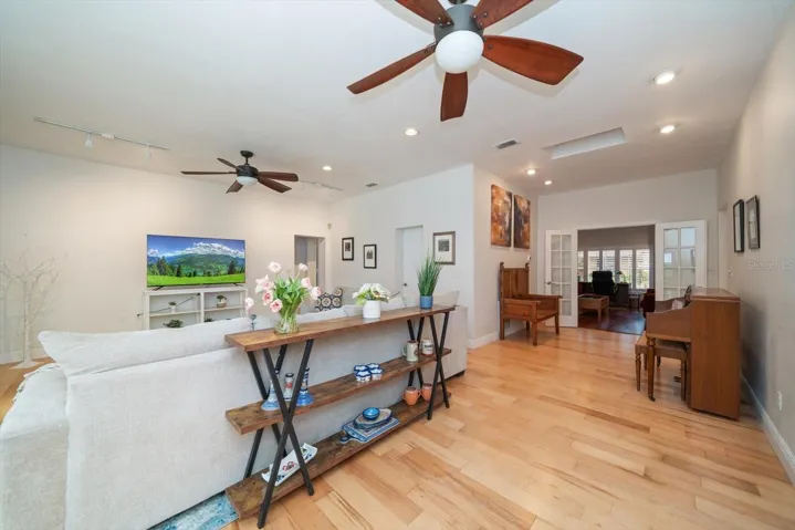 From family room to office/living room!