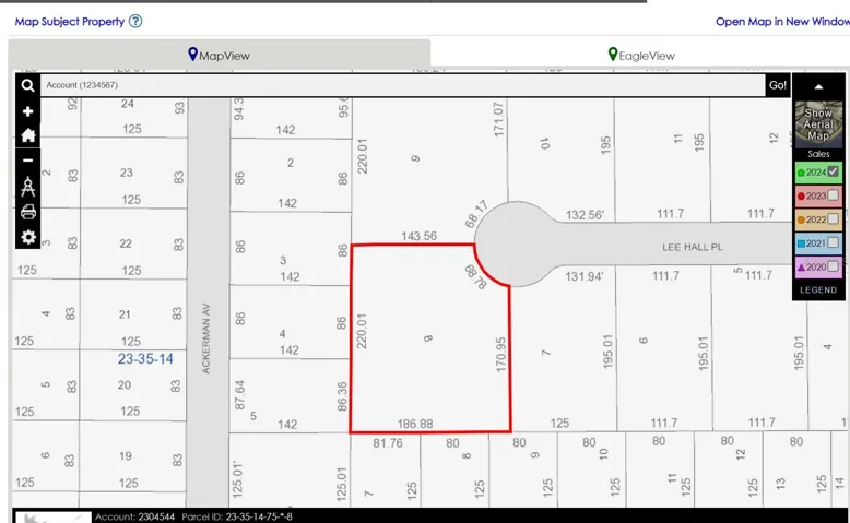 Pond is not included in sale. Please refer to the drawing for outline of property