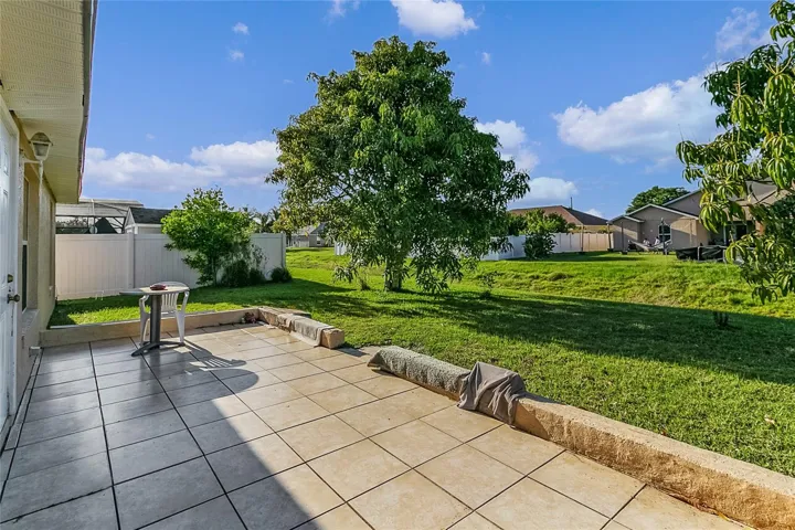 Back patio for entertaining