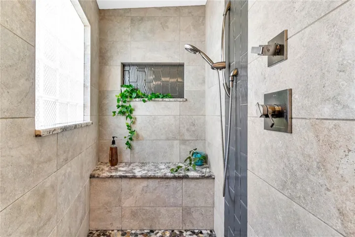 Walk in shower in master bath