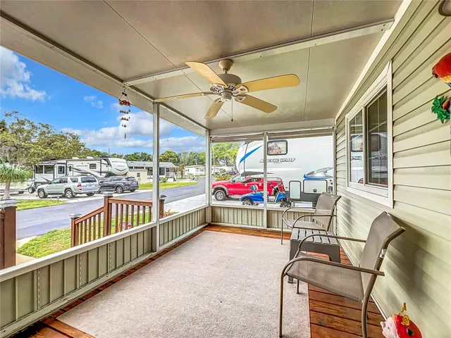 Enjoy the beautiful Florida weather sitting at the front porch