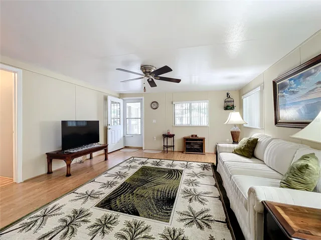 The home comes partially furnished