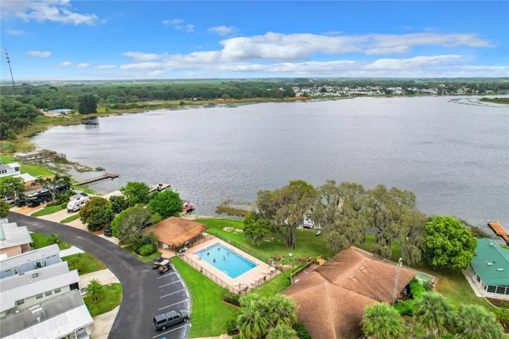 Aerial of the amenities