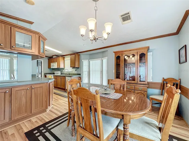 Dining room and built-ins