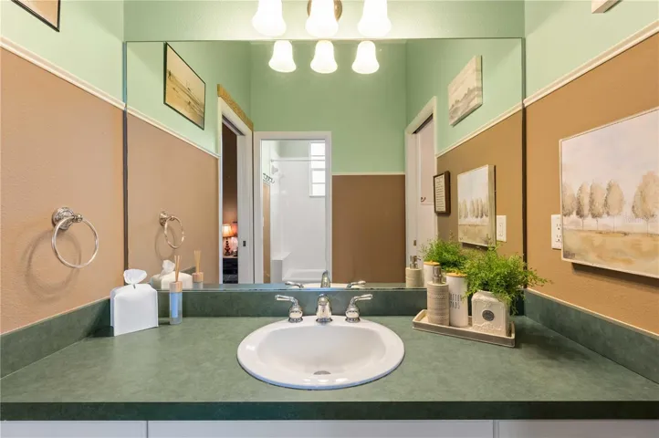 Jack and Jill Bathroom between Bedroom 2 and 3