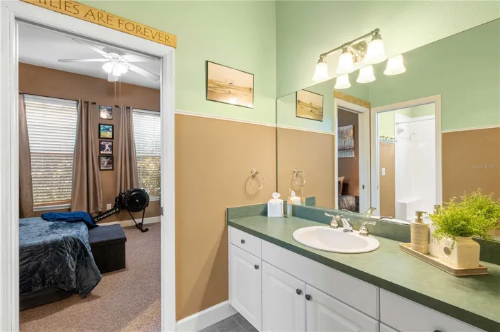 Jack and Jill Bathroom between Bedroom 2 and 3