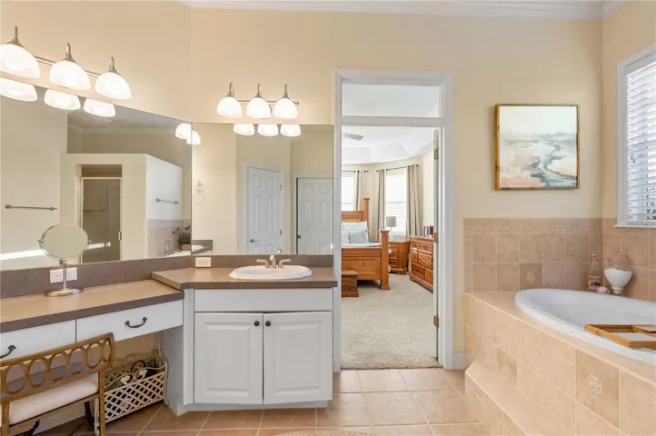 Primary Bath with Dual Sinks