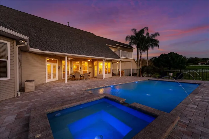 Large Pool and Jacuzzi