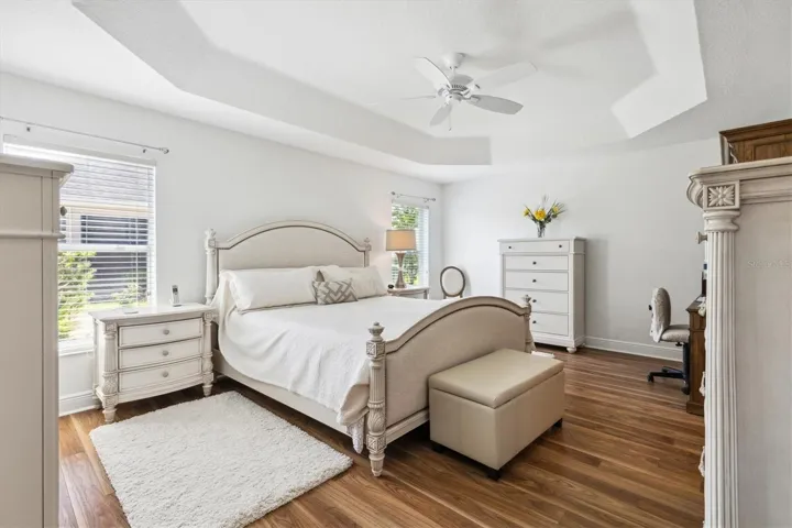 MASTER BEDROOM WITH LAMINATE FLOORING