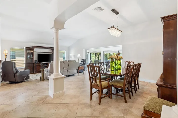 GREAT ROOM CONTAINS LIVING ROOMM AND DINING ROOM