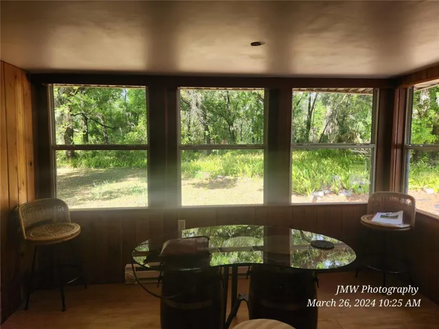 VIEW FROM DINING ROOM