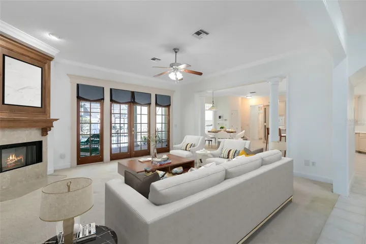 Virtually Staged - family room