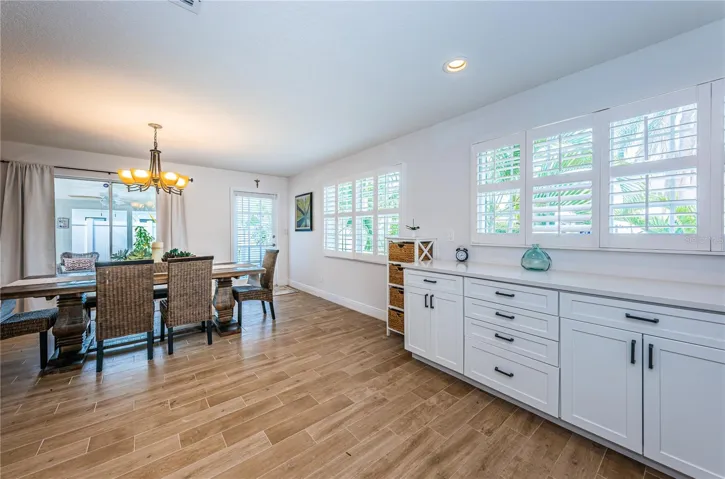 Plenty of kitchen storage and counter space.