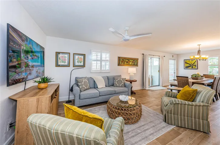 This home offers an open floorplan with natural light pouring in from all directions.