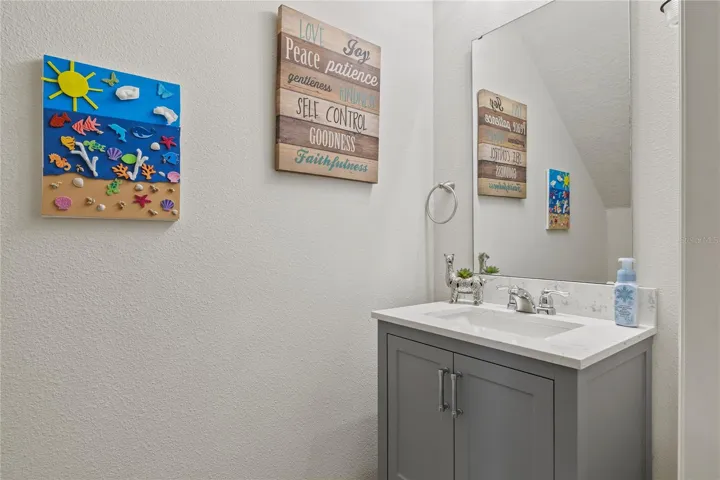First floor half-bath