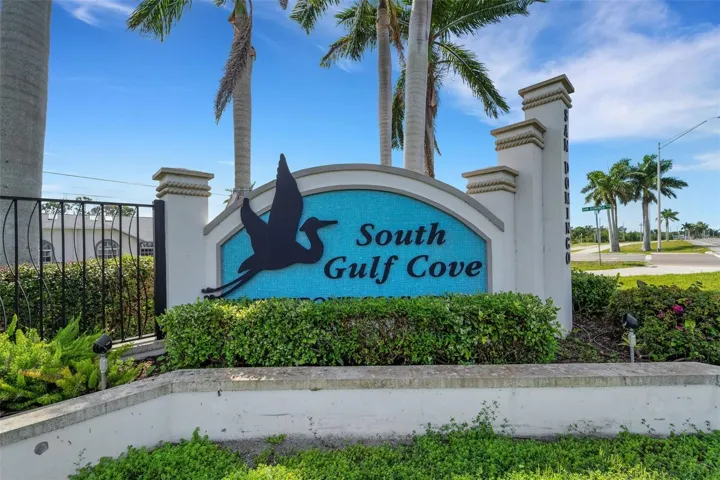 South Gulf Cove Entrance Sign