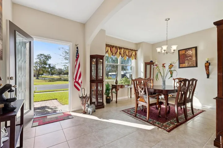 Foyer and Dining Room View