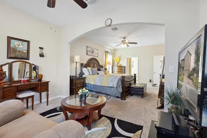 Master Bedroom and Seating Area First Floor