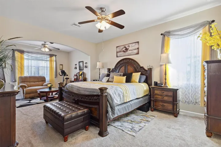 Master Bedroom and Seating Area First Floor