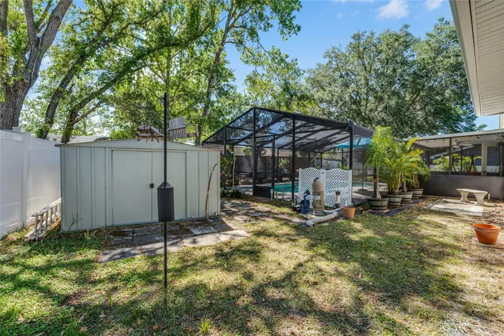 Storage Shed on cement slab