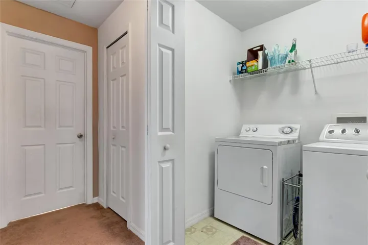 Laundry closet