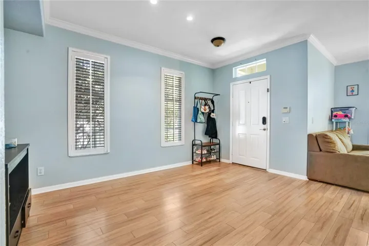 View From Kitchen to Front Door Entrance