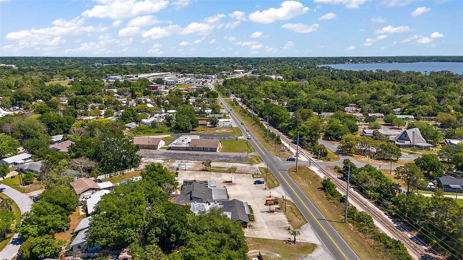 drone looking East