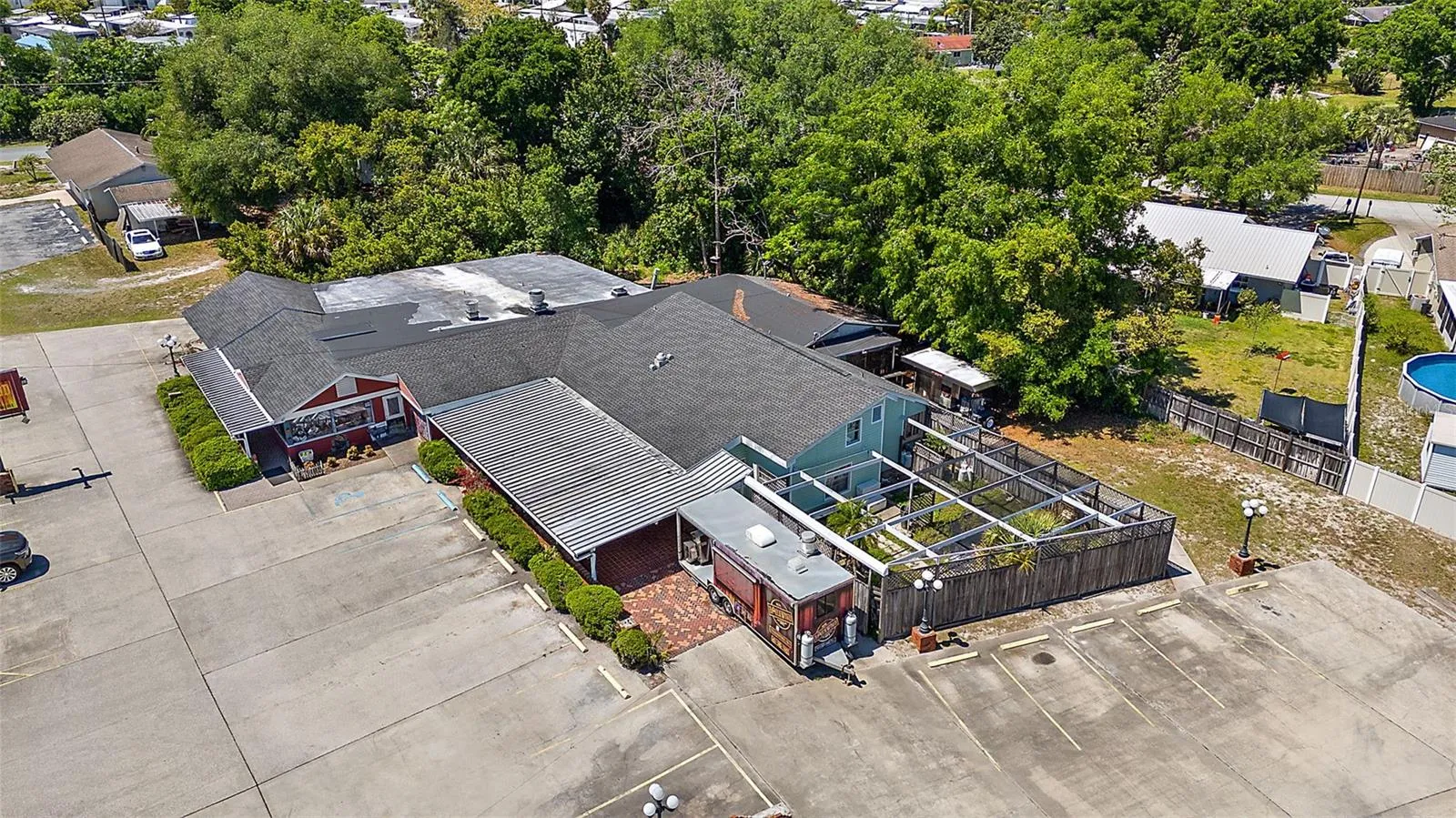 Drone photo property