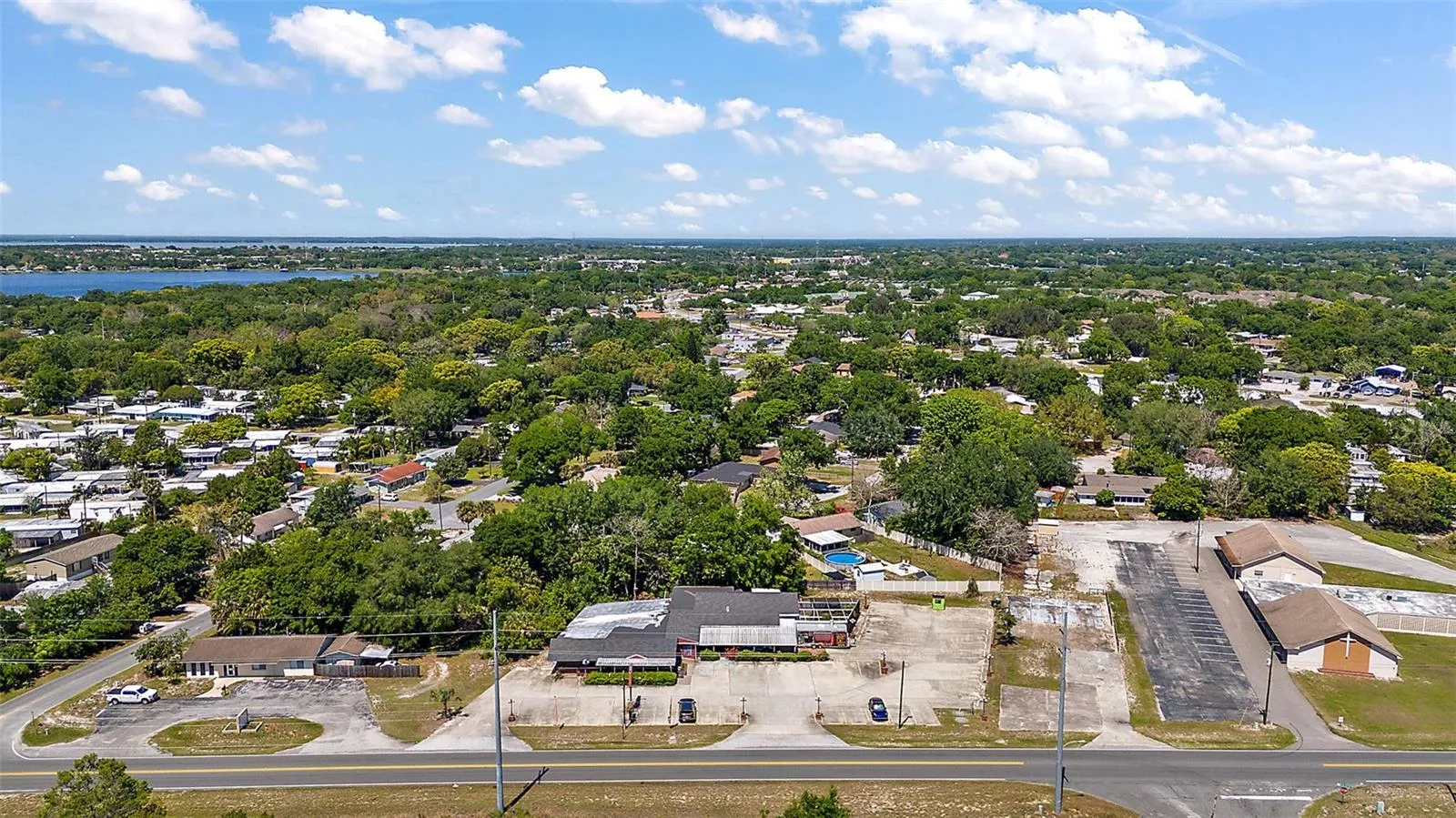 drone looking north