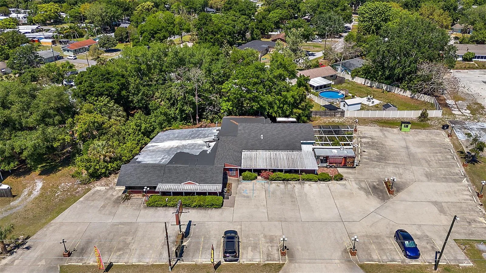 Drone looking North