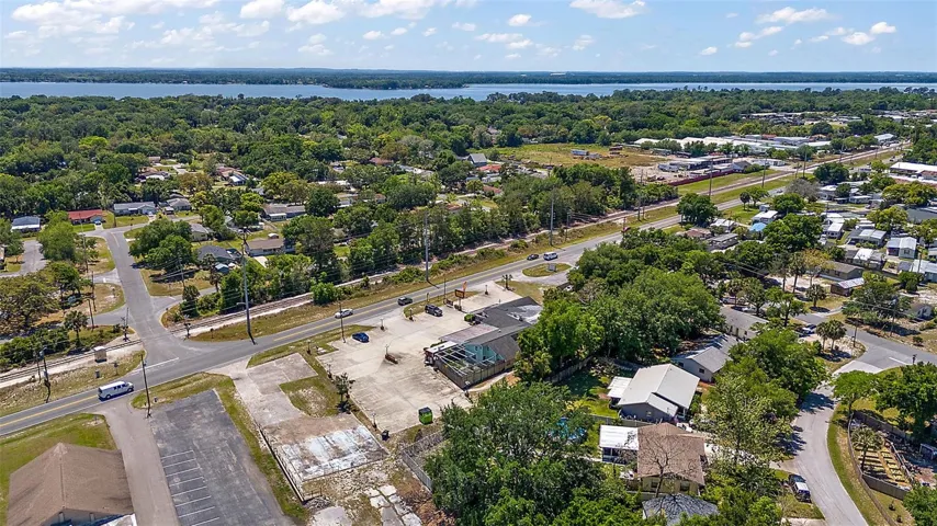 Drone looking SSW towards Lake Dora