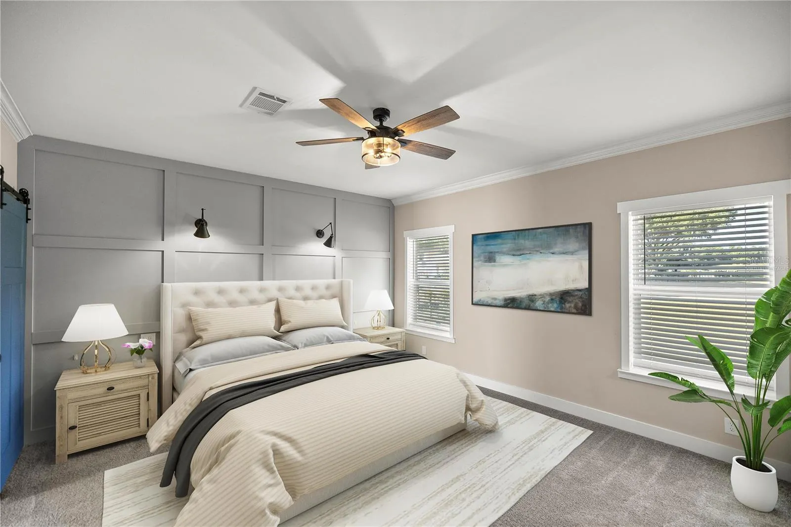 Primary Bedroom-Virtually Staged