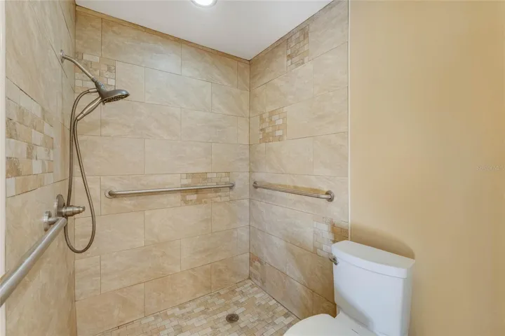 Master Bathroom has walk-in shower