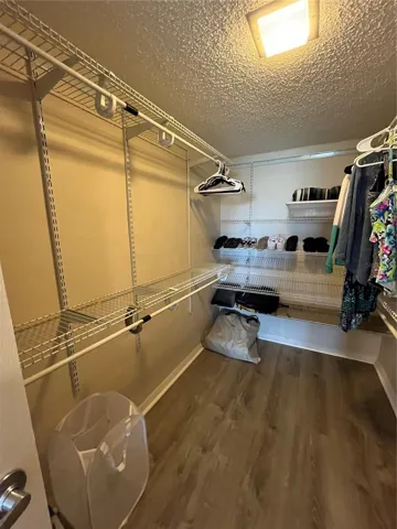 Master walk in closet