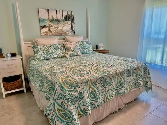 MASTER BEDROOM:  KING SIZE BED is shown