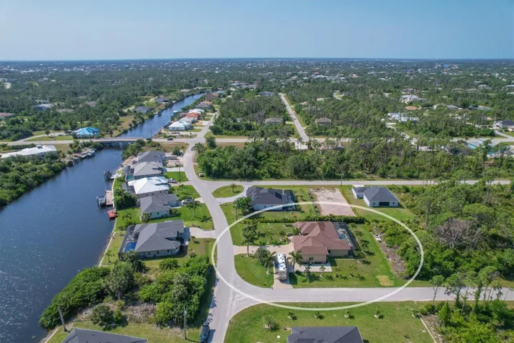 Across from gulf access canal