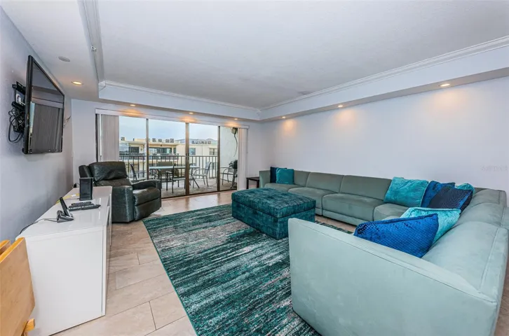 Living Room with access to the Balcony