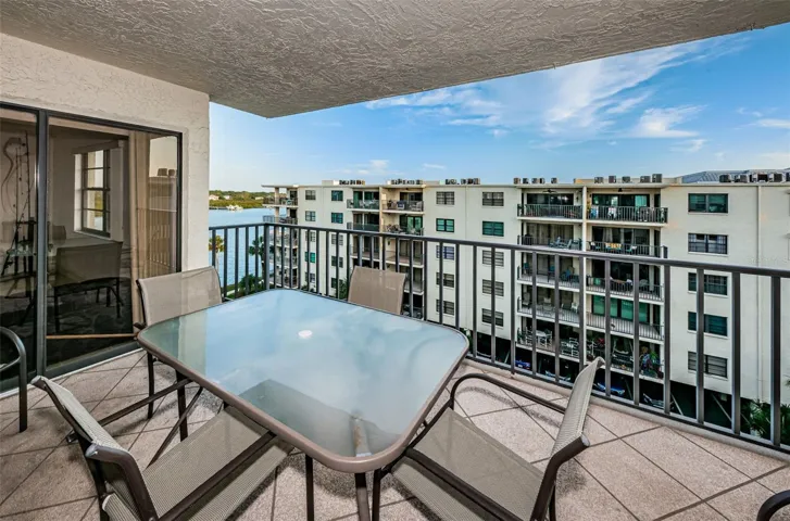 Balcony with access from the Primary BR and Living Area